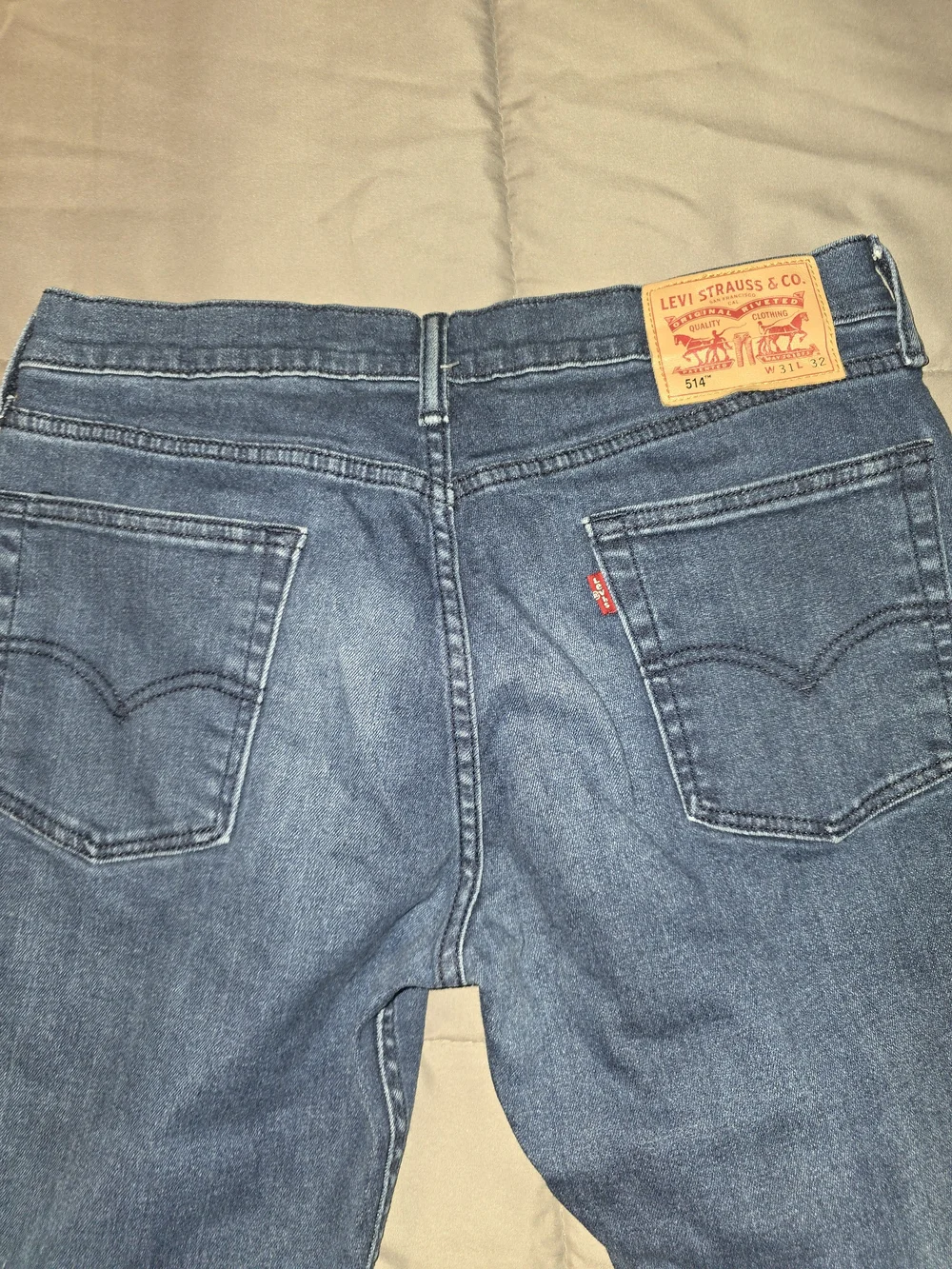 Levi's Classic Blue Denim Jeans - Mid Wash